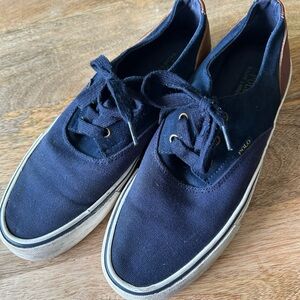 Ralph Lauren Blue Label Sneakers Blue Canvas Low-Top